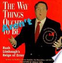 The Way Things Aren't