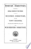 The Woburn Directory ...