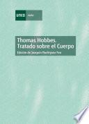 Thomas Hobbes. Tratado Sobre El Cuerpo