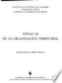 Titulo XI de la organización territorial