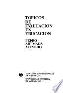 Topicos de evaluación en educación