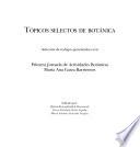 Tópicos selectos de botánica