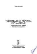 Toponimia de la provincia de Valladolid