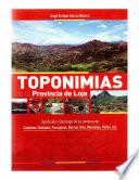 Toponimias de la provincia de Loja
