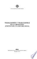 Trabajadores y trabajadoras en la Argentina