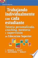 Trabajando individualmente con cada estudiante