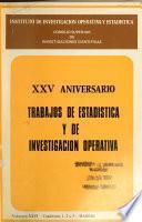Trabajos de estadística y de investigación operativa