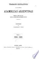 Trabajos lejislativos de las primeras asambleas arjentinas