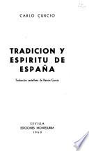 Tradicion y espiritu de España