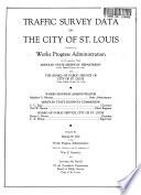 Traffic survey data on the city of St. Louis