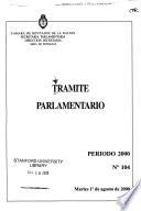 Trámite parlamentario