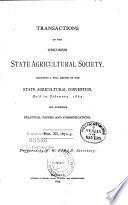 Transactions of the Wisconsin State Agricultural Society