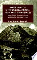 Transformación y reproducción indígena en los Andes Septentrionales
