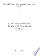 Transformaciones regionales en Bolivia