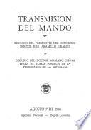 Transmision del mando
