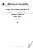 Transnational aspects of procedural law