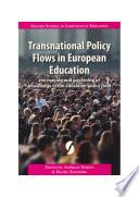 Transnational Policy Flows in European Education