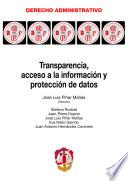 Transparencia, acceso a la información y protección de datos