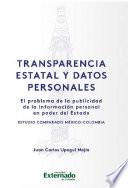 Transparencia estatal y datos personales