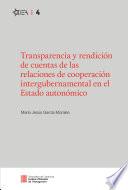 Transparencia y rendición de cuentas de las relaciones de cooperación intergubernamental en el Estado autonómico