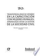 Transversalidad de género en la capacitación con mujeres rurales