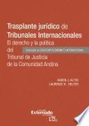 Trasplante jurídico de tribunales internacionales