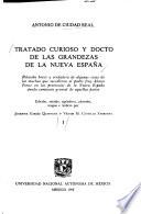 Tratado curioso y docto de las grandezas de la Nueva España