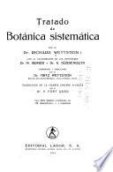 Tratado de Botánica Sistemática