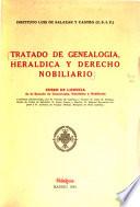 Tratado de genealogia, heraldica y derecho nobiliario