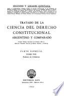 Tratado de la ciencia del derecho constitucional argentino y comparado