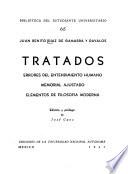 Tratados: Errores del entendimiento humano, Memorial ajustado, Elementos de filosofia moderna