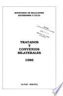Tratados y convenios bilaterales