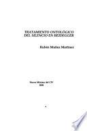 Tratamiento ontológico del silencio en Heidegger