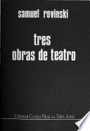 Tres obras de teatro