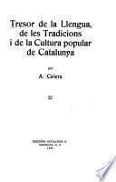 Tresor de la llengua, de les tradicions i de la cultura popular de Catalunya