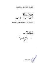 Tristeza de la verdad