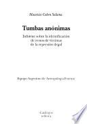 Tumbas anónimas