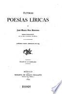 Ultimas poesías líricas de Jose María Roa Bárcena