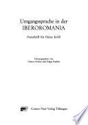 Umgangssprache in der Iberoromania