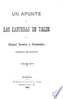 Un apunte de las canteras de Talim