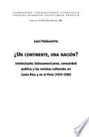 Un continente, una nación?