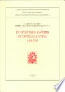 Un inventario anónimo en Castilla la Nueva, 1494-1506