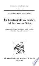 Un levantamiento en nombre del Rey Nuestro Señor