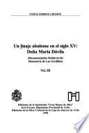 Un linaje abulense en el siglo XV