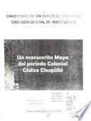 Un manuscrito maya del período colonial