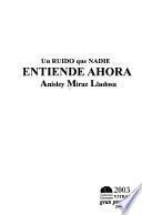 Un ruido que nadie entiende ahora