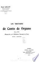 Un tratado de canto de organo (siglo XVI)