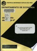Una función de importaciones para el Perú (1990-1999)