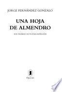 Una hoja de almendro