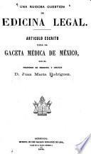 Una ruidosa cuestión de medicina legal